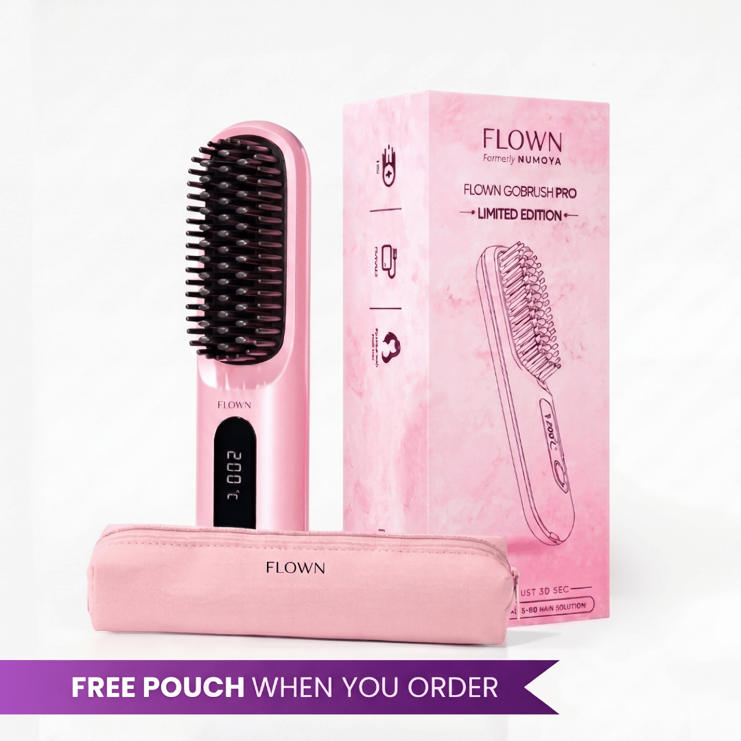 [NEW] Numoya Portable Straightener Brush - GoBrush PRO - NUMOYA